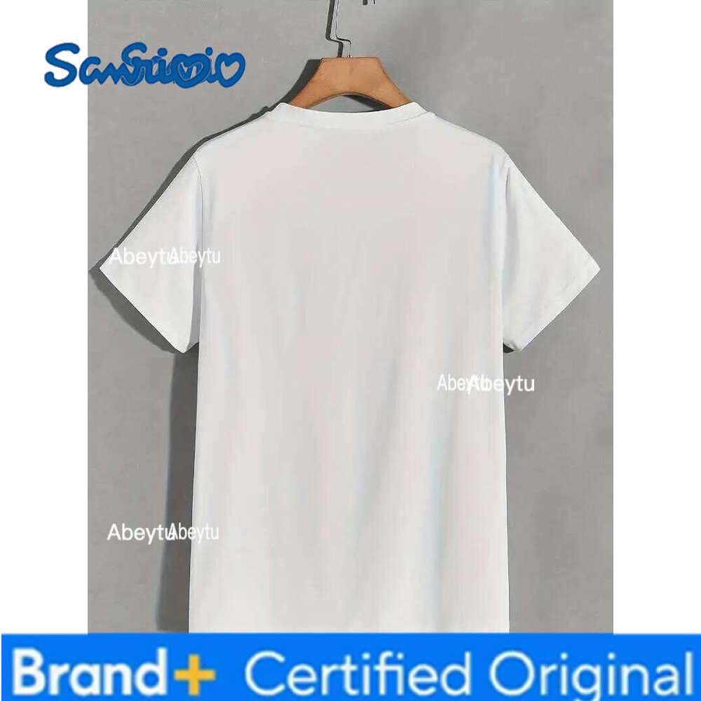 Sanrio Women's Cute Anime - Kawaii Pattern T-Shirt With Pochacco Print, Loose Round Neck Short Sleeve Top H260120