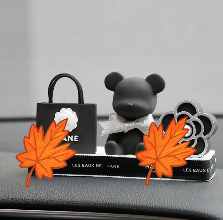 2025 Luxury gifts Desktop Decorative Objects bags bear camellia letter logo shaped decorations home decor ornaments living room bedroom children's room ornaments