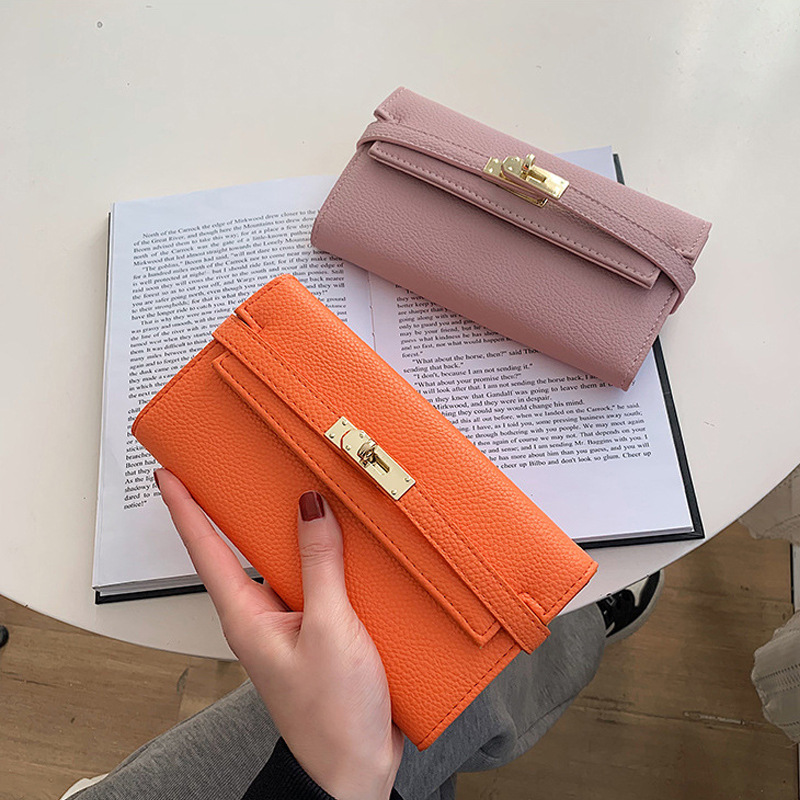 2026 New Women's Long Wallet Three Fold Platinum Heavy-Duty Clutch with Luxury Style & Large Capacity For Money Card Bag Organizer