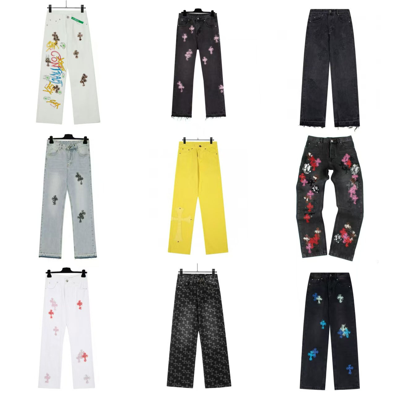 Designer Chrome Jea… - image