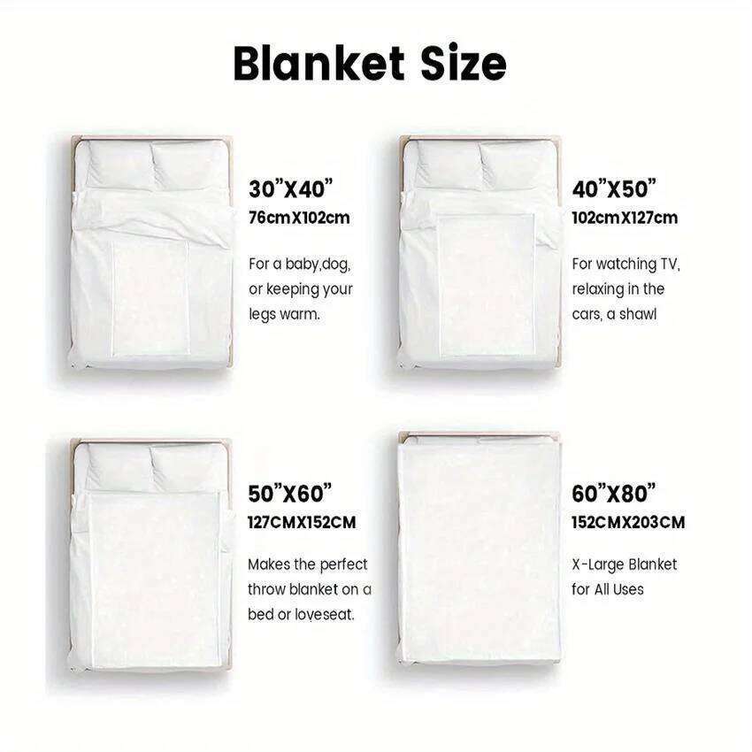 1pc Vintage Throw Blanket Soft Flannel All-Season Couch Bedspread Yellow Black Floral pattern - Lightweight & Machi W260120