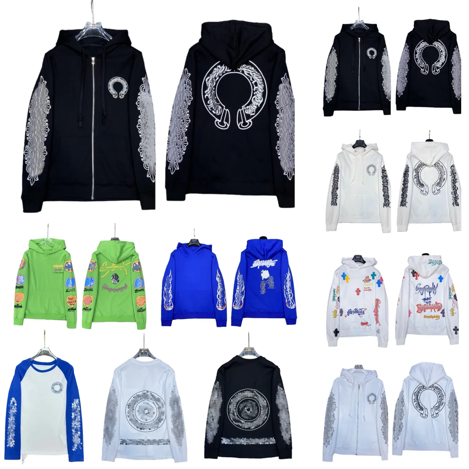 hoodie designer mens chrome shirt designer hoodies pull designer hoodie men chrome hooded jacket designer pull hoody zip up hoodie mens t shirt designer hoodie ZHO13
