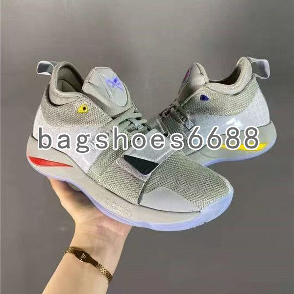 Adult Brand Paul George Black Top Fashion nocta Hot PG 2 basketball shoes Triple White Orange Univeity Gold Pink sneakers Jogging Walking Sports shoes