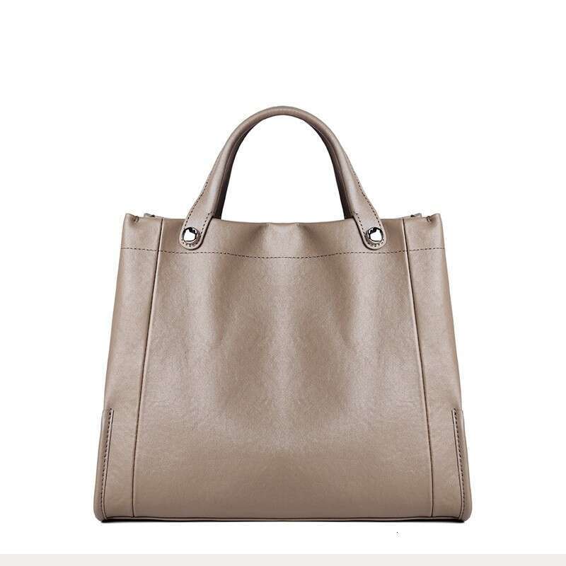 Luxury Shoulder Bags Totes Hobo Cross Border Hot Selling Top Layer Cowhide New Genuine Leather Women S Fashion Tote Bag Large Capacity Crossbody Handb