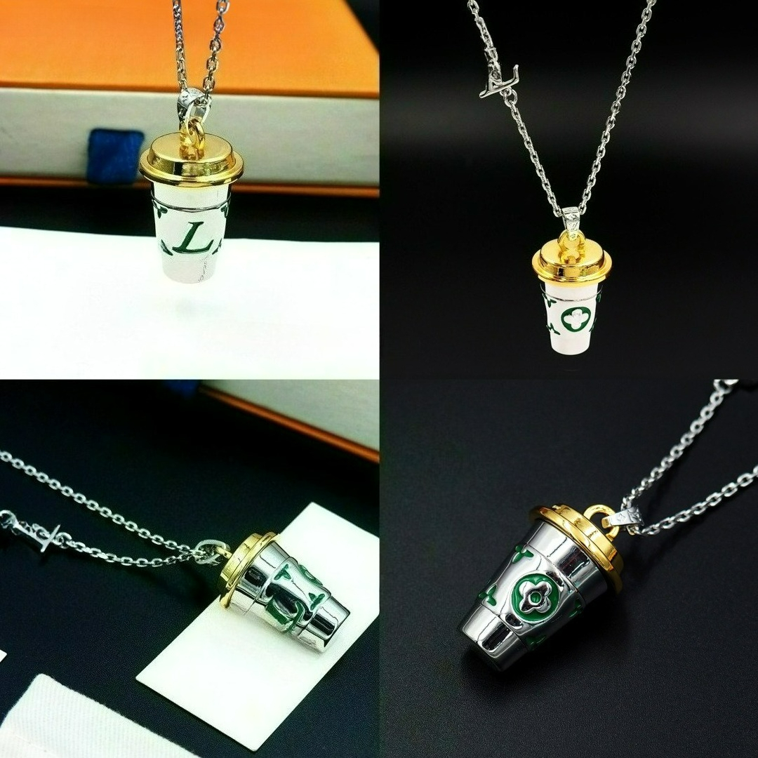Popular high-quality clover letters designer necklace Pendant Necklaces fashion men women unisex Party luxury necklaces jewelry valentines day gift
