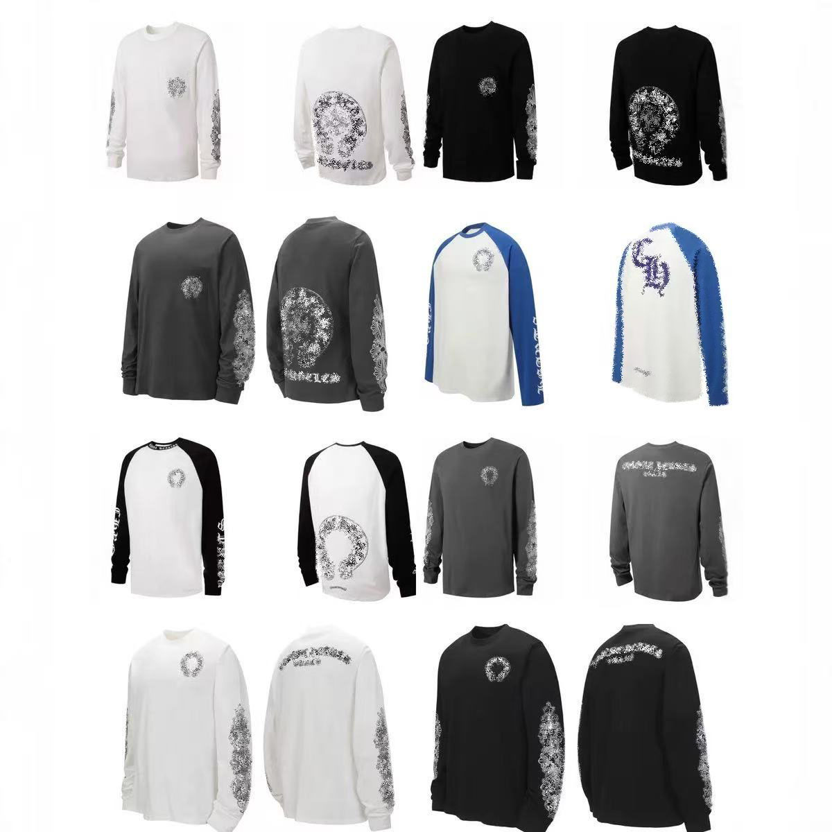 Designer Chrome hoody CH Hoodie Mens Chrome Sweatshirts Pure Cotton Pullover Hooded High Street Letter Prints Women Men Long Sleeve Luxury Cassic Hoodie 01