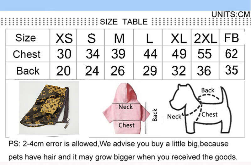 Dog Cat Apparel with Classic Printing, Warm Autumn Winter Jacket Hoodie, Cozy Pet Coat for Small Breeds Outdoor Holiday Everyday Outfits