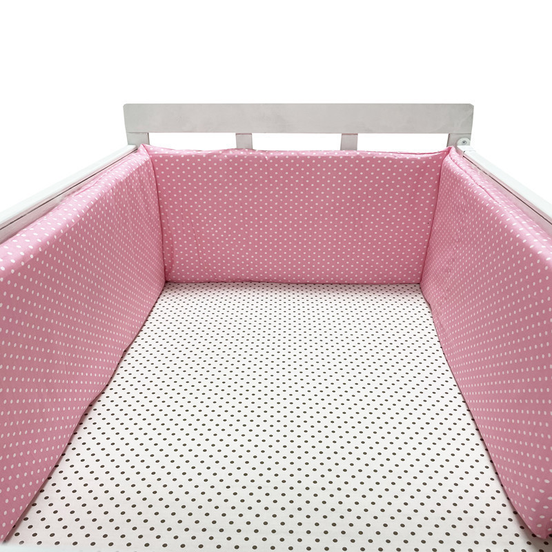 Bed Rails 30x200cm Baby Bed Bumper For borns Baby Room Decoration Thick Soft Crib Protector For Kids Cot Cushion With Cotton Cover 220826