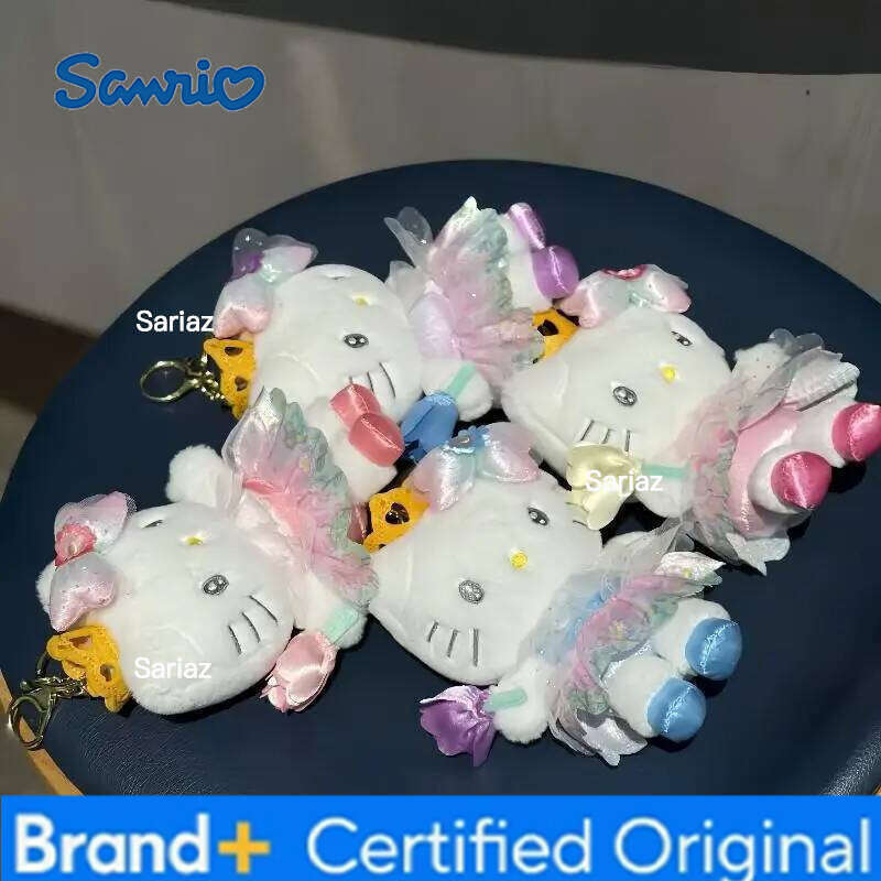 Sanrio New Flower Fairy Series Hello Kitty Plush Toy Keychain My Sweet Piano Blossom Stuffed Backpack Accessory Kawaii Gifts H260121