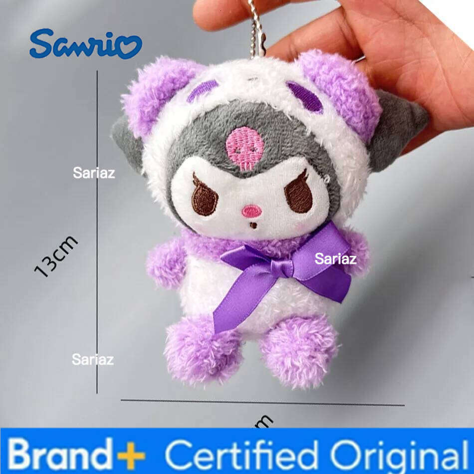 Sanrio Plush Toy Doll Kawaii Hello Kitty Melody Cinnamoroll Cartoon Backpack Decoration Women Student Girl Gift H260121