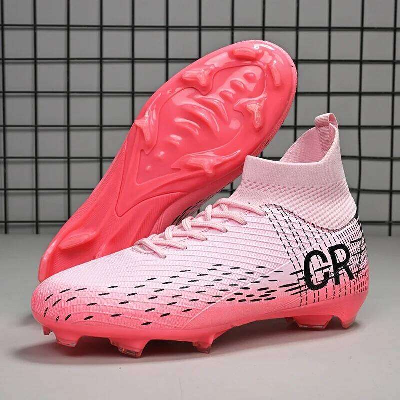 New Men Soccer Shoes High-top Futsal Cleats Sneakers Football Boots Grass High-quality Non-Slip Match Indoor Hot-selling FG/TF 26Y0121