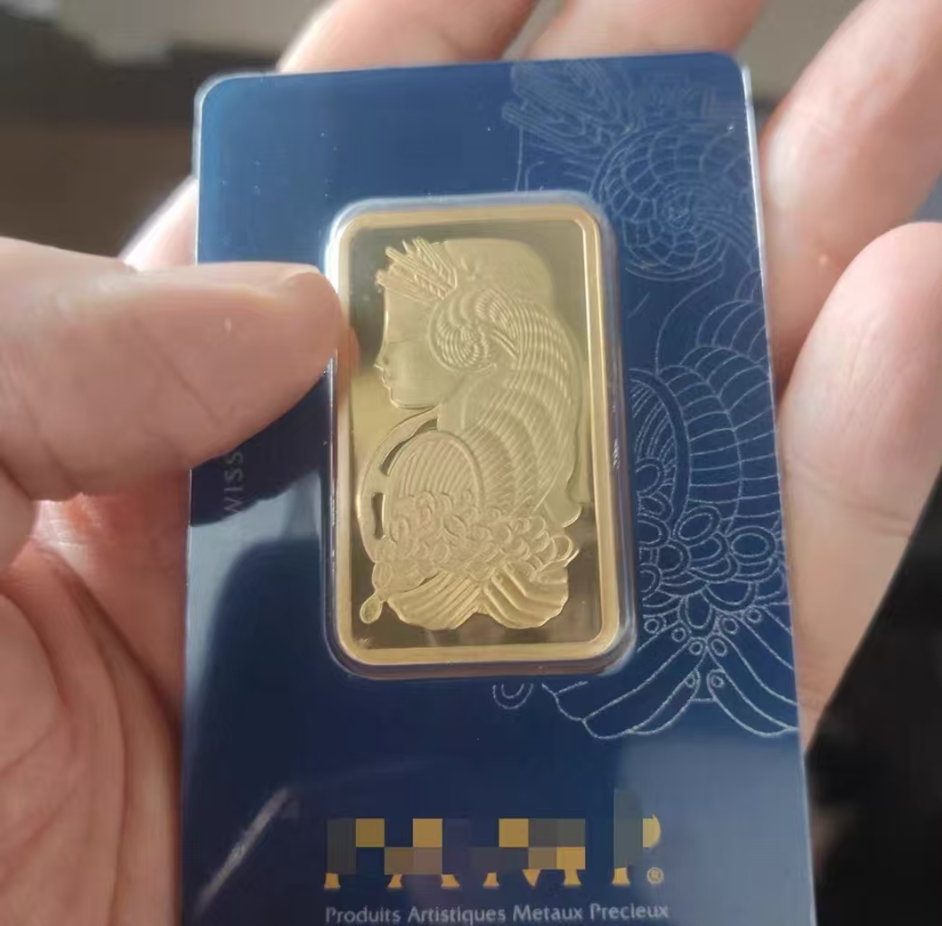 Manufacturer Bulk badge Promotional Gifts Australia Golden Embossed Craft Non-magnetic 100% Business Gift 1 Ounce 24K Craft Collectible