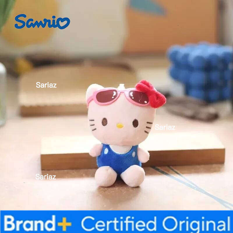Sanrio New Plush Stuffed Soft Doll Keychain Cartoon Hello Kitty Plushies Bag Pendant Accessories Girls Gift Toys H2601211