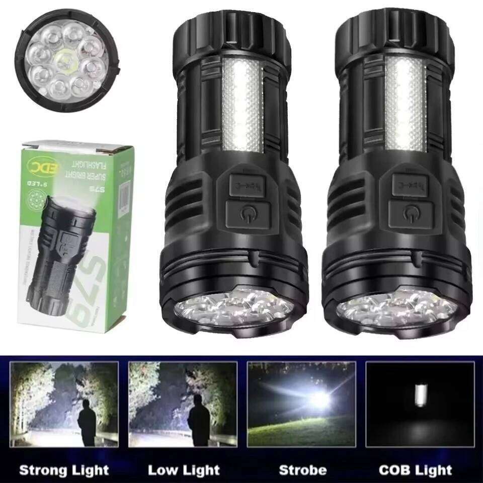 High Power LED USB Rechargeable Magnetic COB Waterproof Portable Mini Lighting Lamp Camping Flashlight Z260121