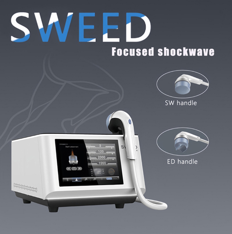 New SWEED Focused Shockwave Therapy Machine for Pain Relief, Physiotherapy, Sports Recovery Tax Free to US/EU/UK