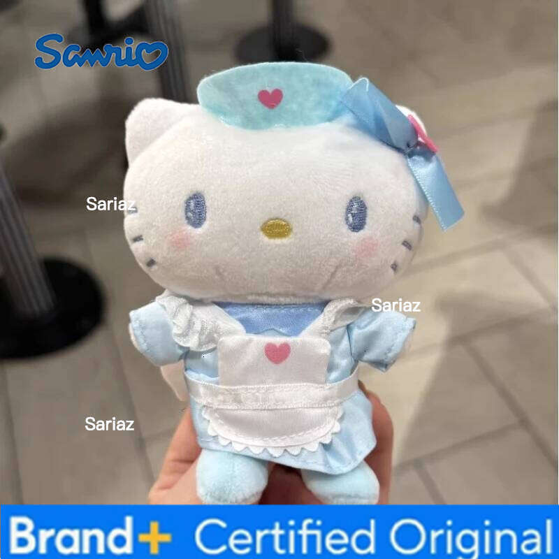Sanrio Doctor And Nurse Series Kt Cat Cute Anime Doll Plush Pendant Bag Decorative Keychain Girlish Heart Gift H260121