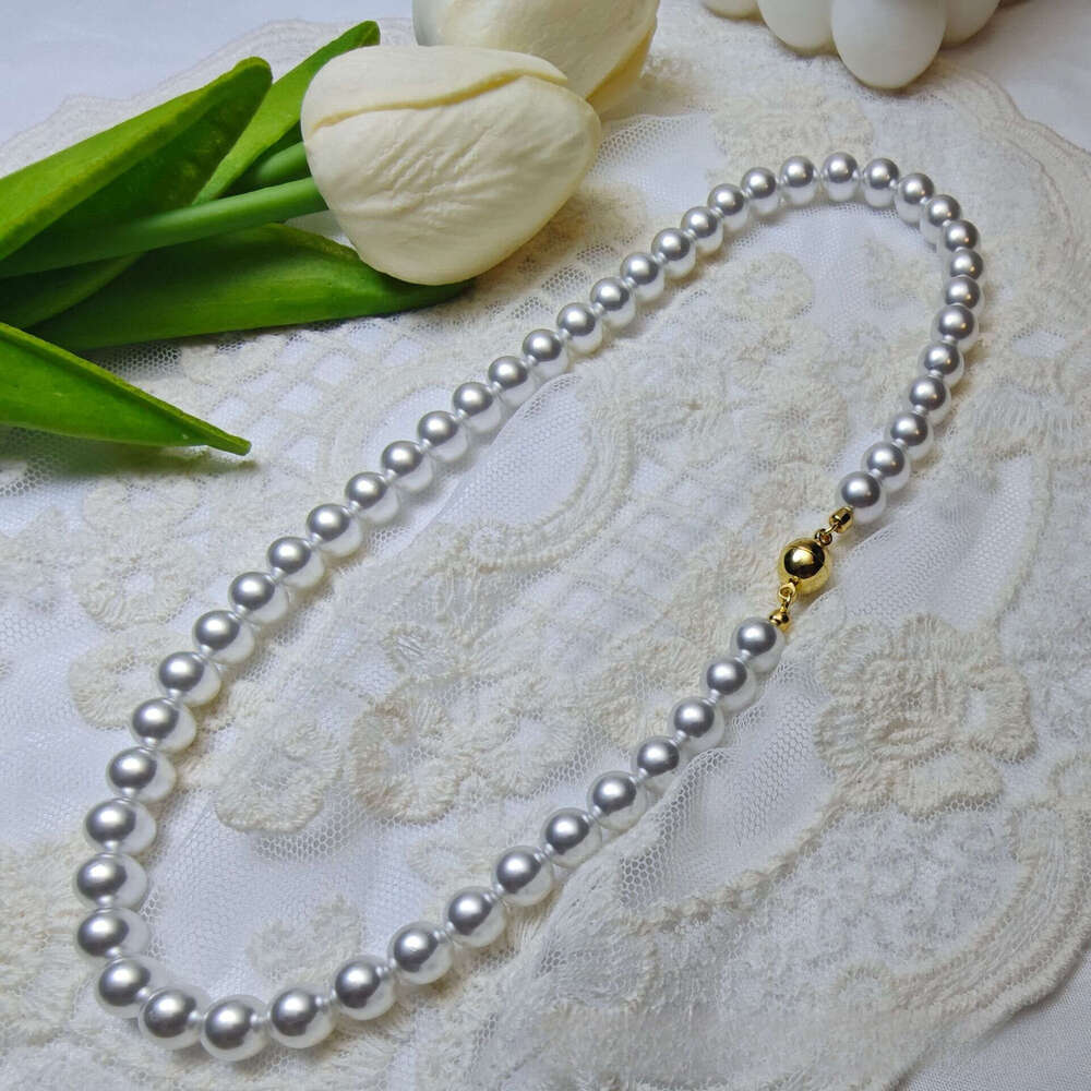 Magnetic Pearl Necklace Designer Style High-Quality Australian-White Imitation Niche-Style Premium Collarbone Chain