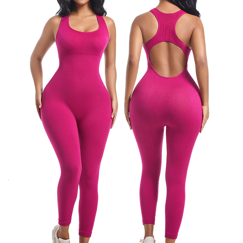 Onepiece Yoga Suit for Women Long Running Fitness Quickdry Sports Jumpsuit Waistcinching Hiplifting Sexy Shaping Sportswear 250714