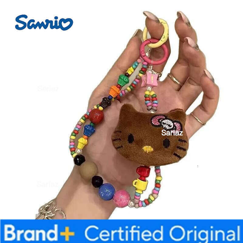 Sanrio Japanese Plush Keychain Kawaii Hello Kitty Backpack Pendant Couple's Holiday Gift Children's Cartoon Birthday Present H260121