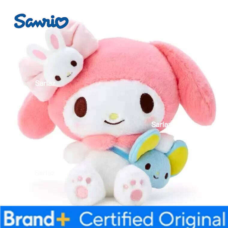 Sanrio Hot Plushie Stuffed Kuromi Melody Plush Kawaii Animal Backpack Series Children's Toys Birthday Gift For Girls Dolls H260121