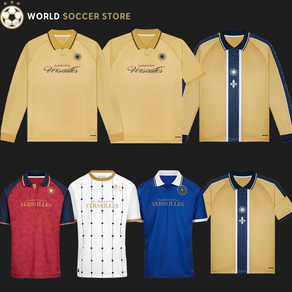 25 26 Versailles soccer jerseys Training 2024 2025 TCHATO BEN BRAHIM YAVORSKY MOUSSADEK FISCHER RENAUD BASQUE KALAI 24 25 Fans Home Away 2026 Special football shirts