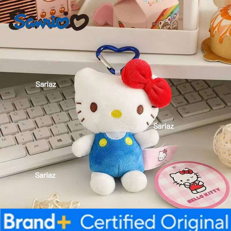 Sanrio Hello Kitty 15Cm Keychain Plush Angel Ins Doll Kawaii Pendant Anime Cartoon Plushie Toy Christmas Gifts For Children H2601211