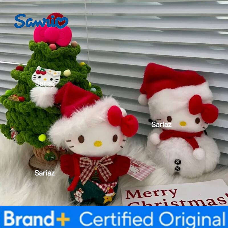 Sanrio Hello-Kitty Christmas Magician Series Backpack Pendant Cute Doll Keychain Decorative Ornament Gift Holiday Surprise Collection H260121