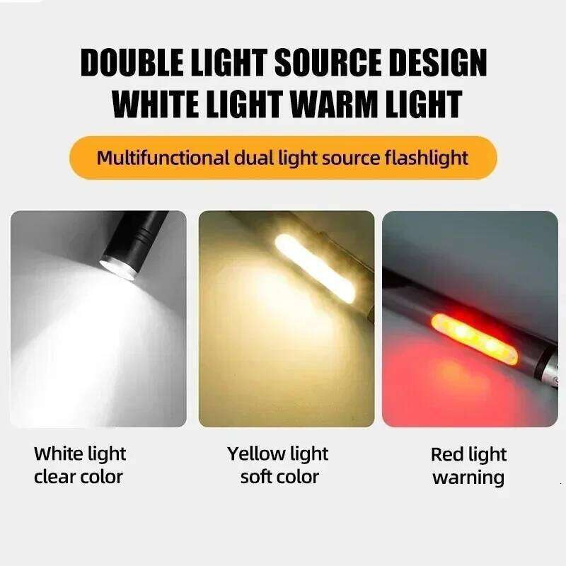 Emergency Medical Pen For Doctors First Aid Work Inspection LED Flashlight Professional Torch Lamp for Doctor Nurse Z260121