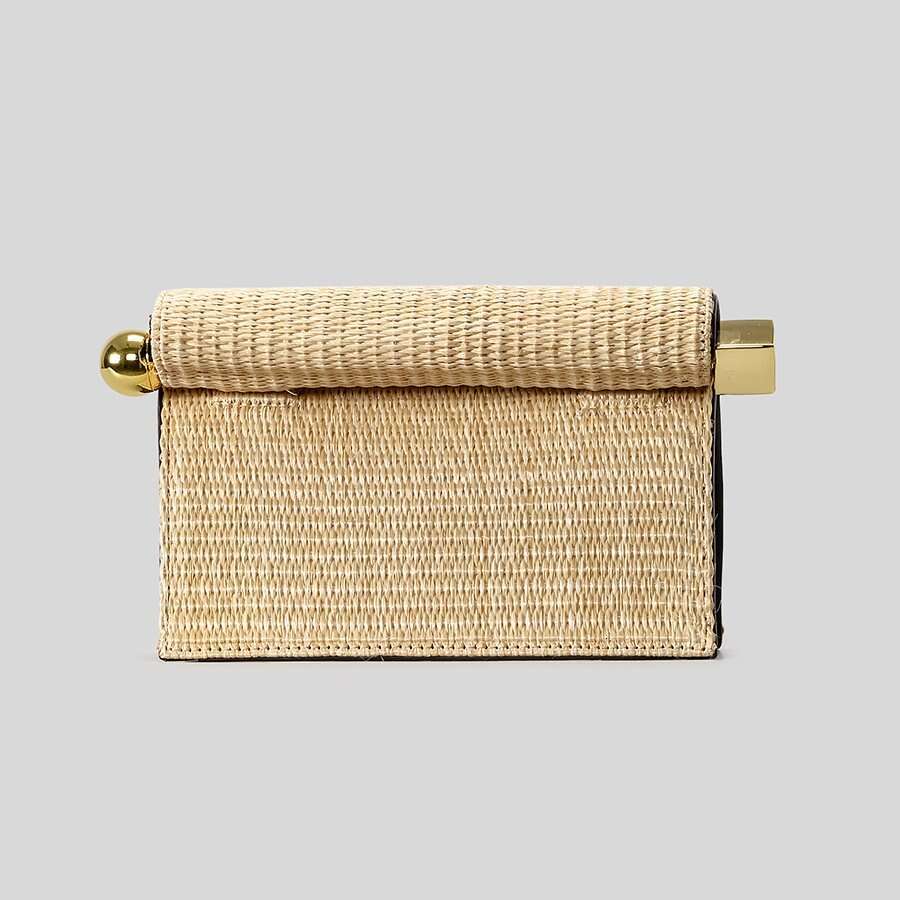 2026 Women Design Light Luxury Clutch French Rolled Edge Foldable Evening High End Clip Bag For Women