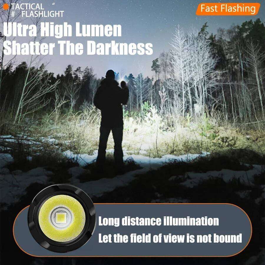 High Power P80 Flashlights Tactical Aluminum alloy Strong Flashlight Outdoor Waterproof Hand Lamp Fishing Torch Camping Lantern Z260121