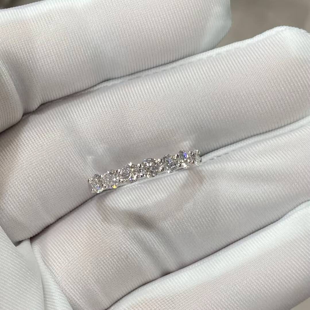 2026 New Design Silver Jewelry 925 Sterling IGI Lab Grown Diamond 18K Gold Plated Diamond Lab Grown Ring