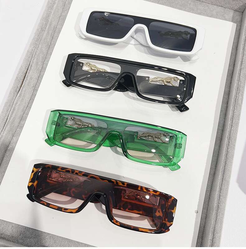 Leopard Square Sunglasses Fashion Frame with UV 1 Protection for Driving Beach and Daily Wear Unisex Gift High Quality Texture