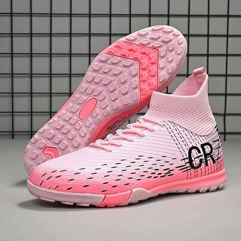 New Men Soccer Shoes High-top Futsal Cleats Sneakers Football Boots Grass High-quality Non-Slip Match Indoor Hot-selling FG/TF 26Y0121
