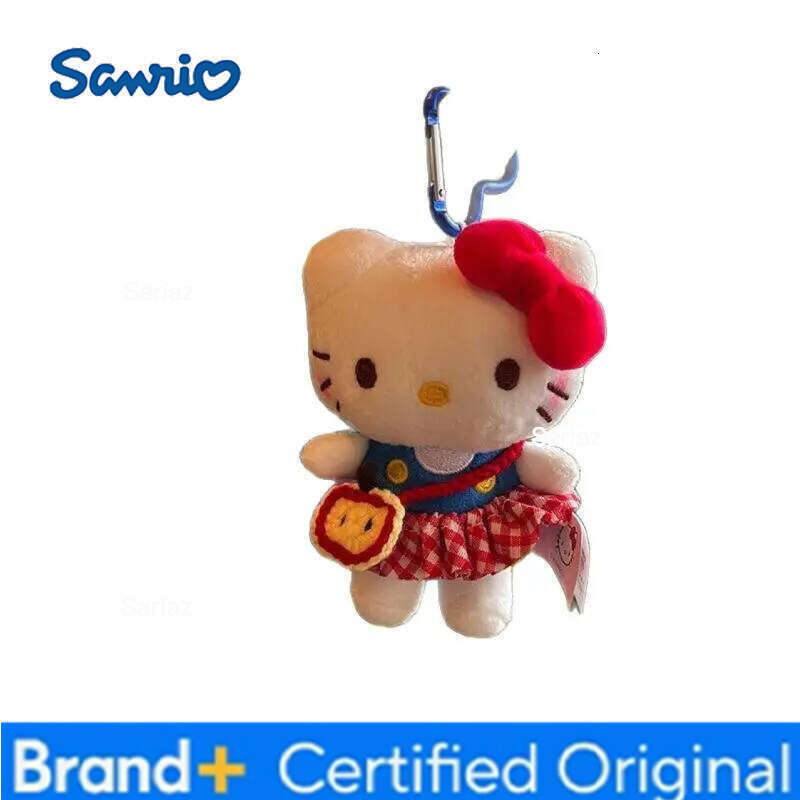 Sanrio Filling Doll Toys Hello Kitty Cartoon Plush Soft Backpack Pendant Kawaii Creative Ornament Cute Birthday Gift for Girls H260121