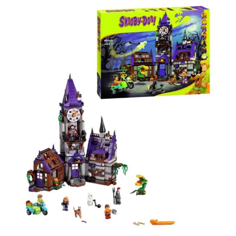 Scooby-Doo Haunted Mansion 10432 - Mysterious Haunted House Lighthouse Manor Children's Educational Assembly Toy