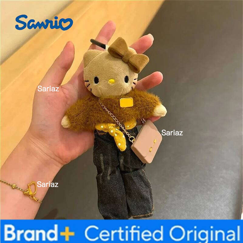 Sanrio New Plush Hello Kitty Long Leg Series Autumn/Winter Cute Bag Pendant Car Hanger Keychain Best Friend Gift H260121