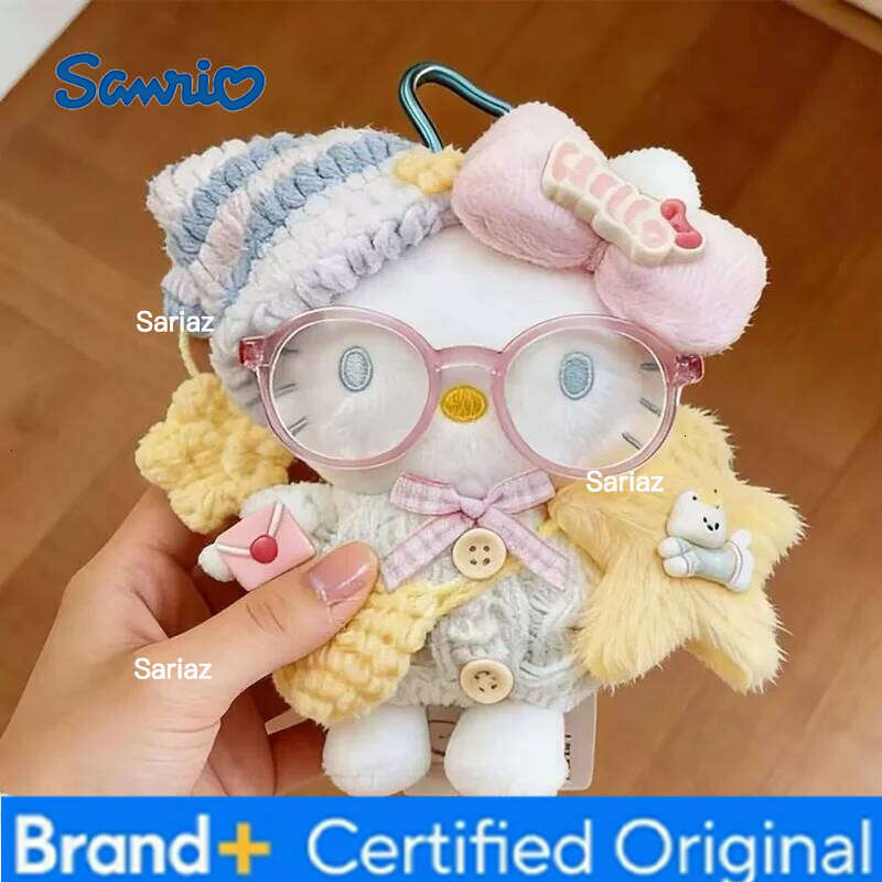 Sanrio Anime Hello Kitty cosplay star clothing dress up cartoon plush keychain PP cotton stuffed doll decoration gift H260121