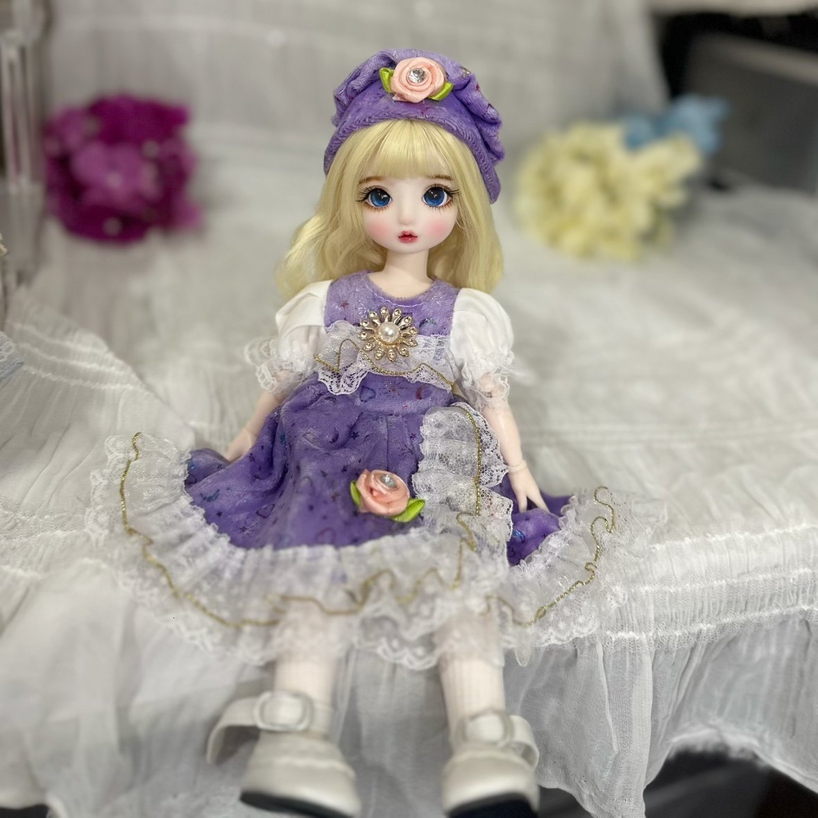 Dolls bjd joint body doll combination shoes 30cm gift toy for kids 231110