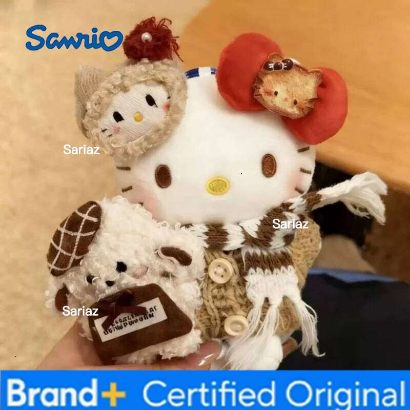 Sanrio Anime Hello Kitty cosplay star clothing dress up cartoon plush keychain PP cotton stuffed doll decoration gift H260121