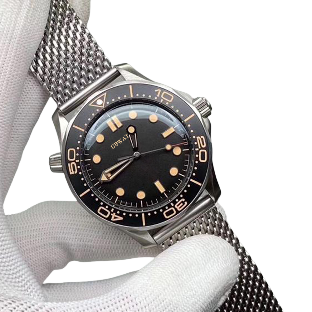 NTTD Watch 42mm No Time To Die Men Watches Automatic Movement Mechanical Limited Nato 300M Wristwatch