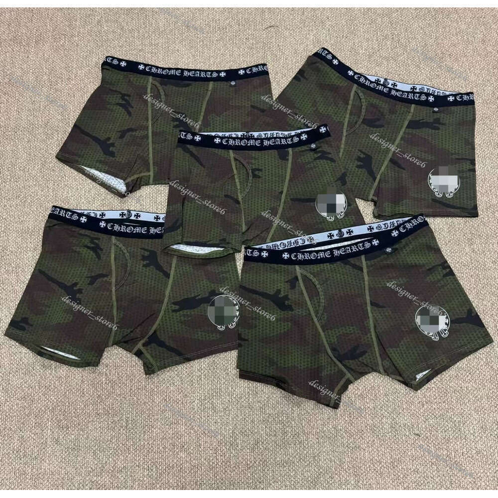 Chrome Underwear Designer Sexy Cotton Underpants Men Shorts Briefs Quick Dry High Quality Breathable Ch Underwear With Bags Branded Male Pants Fdd