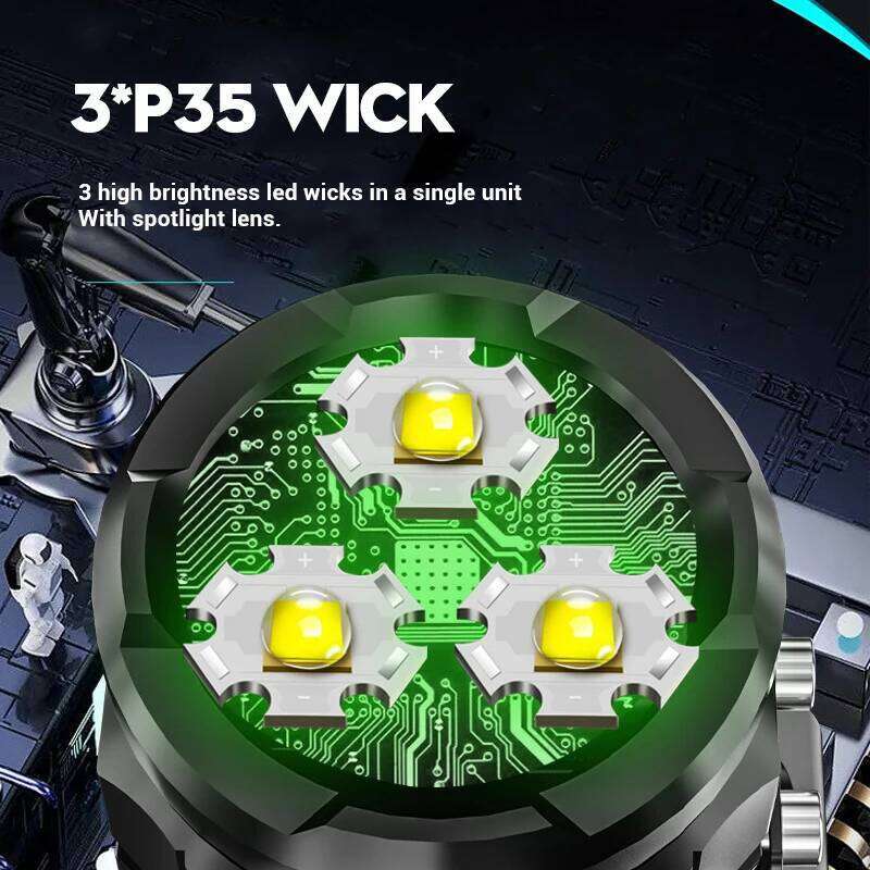 Super Bright Mini 3LED Flashlight With Pen Clip And Tail Magnet,Builtin Battery USB Charge Outdoor Portable Torch Emergency Lamp Z260121