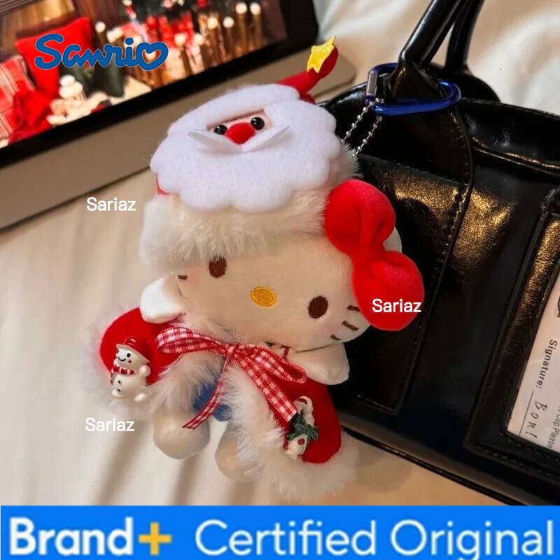 Sanrio Hello-Kitty Christmas Magician Series Backpack Pendant Cute Doll Keychain Decorative Ornament Gift Holiday Surprise Collection H260121