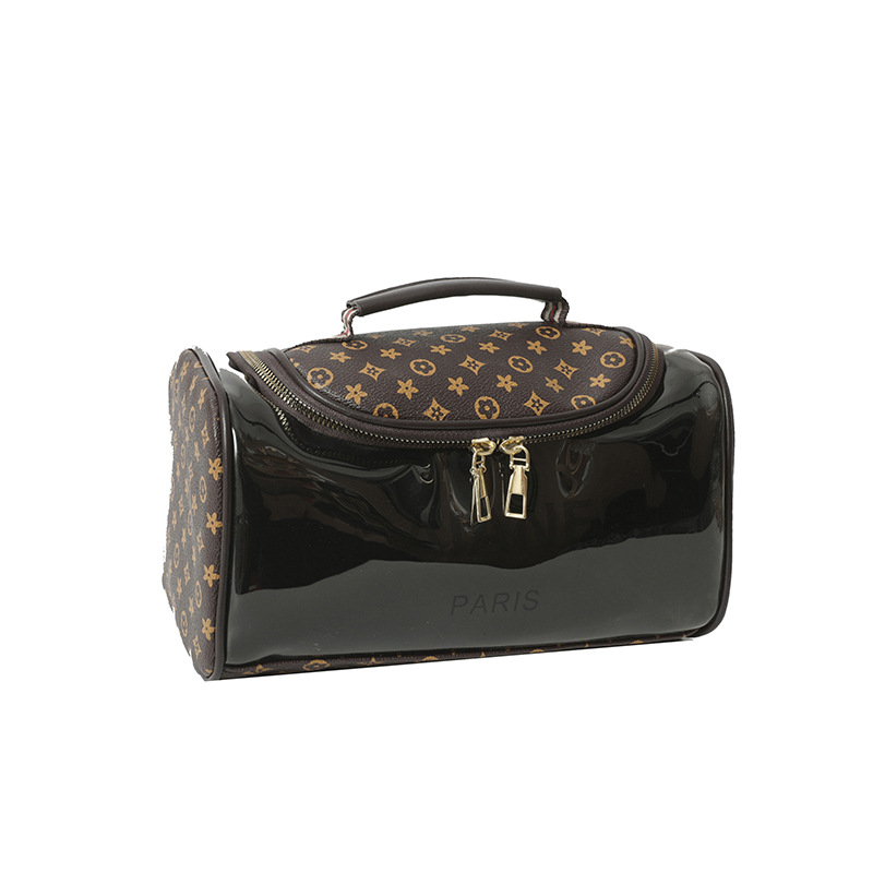 Cosmetic Bag Ins Advanced Sense Of Old Flower Waterproof Pvc Super Fire Large Capacity Female Portable Portable Wash And Gargle Storage Travel 2026