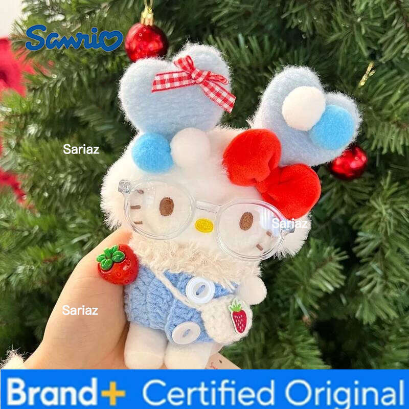 Sanrio Anime Hello Kitty Cartoon Dress Up Plush Pendant PP Cotton Stuffed Doll Kawaii Keychain Cute Accessories Holiday Gift H26012111