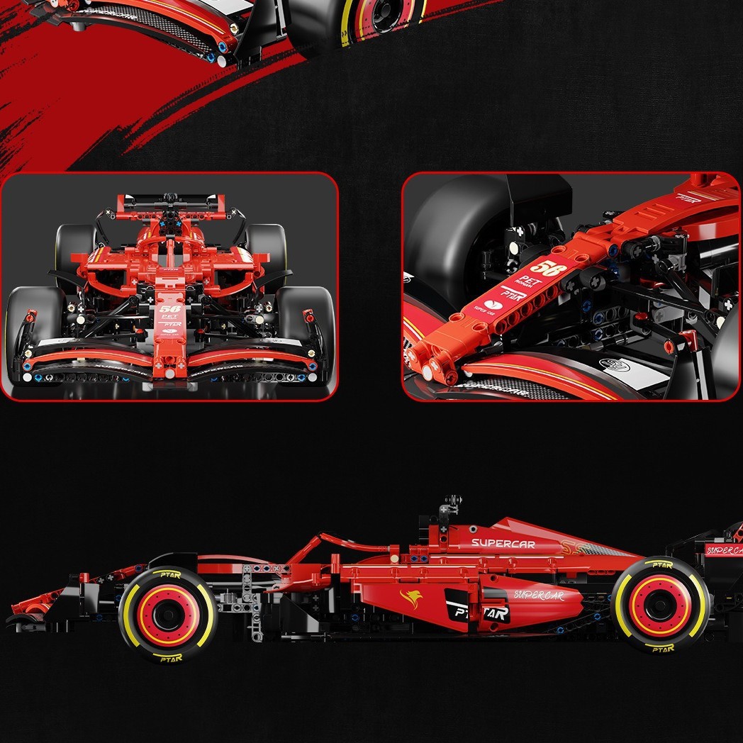F1 Formula Ferrari Rally Car Assembly Building Block Toy Boy Gift 2026