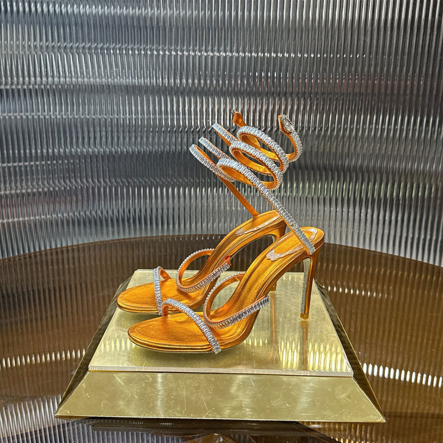 Top quality Fashion real Leather Rhinestones High Heeled Sandals Ankle Wraparound Stiletto heels Dress Shoes womens Luxury designer Evening Wedding shoes