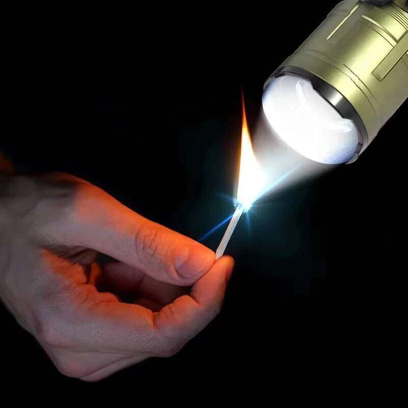 Ultra Powerful Concentrating Ignition Flashlight Waterproof Military Tactical Lamp Outdoor Camping Adventure Torch Z260121
