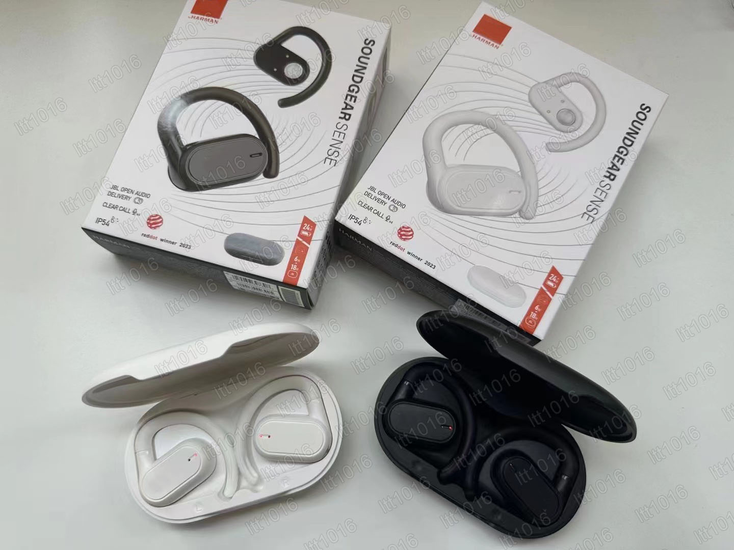 The new IP54 SOUNDGEAR sound Loop Bluetooth sports wireless headphones with open ear hangers