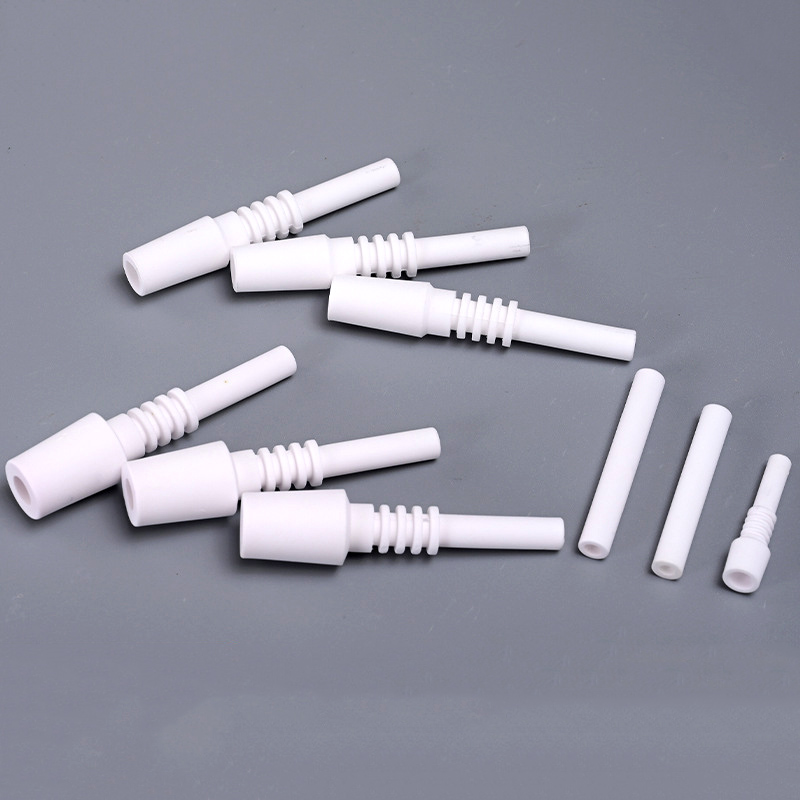 Ceramic Domeless Nail With 10 mm 14 mm 18 mm For Nectar Collector Kit Replacement Thread Drip Tip VS Quartz Tip Titanium Tips